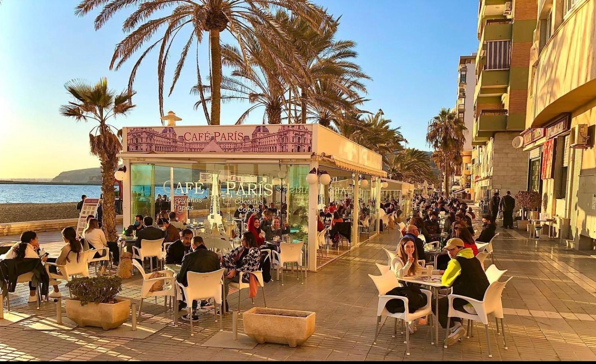Apartamento Primera Linea De Playa En Almeria Exterior foto